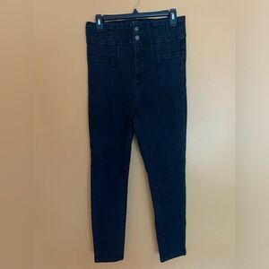 We The Free High Waisted Black Skinny Jeans 31